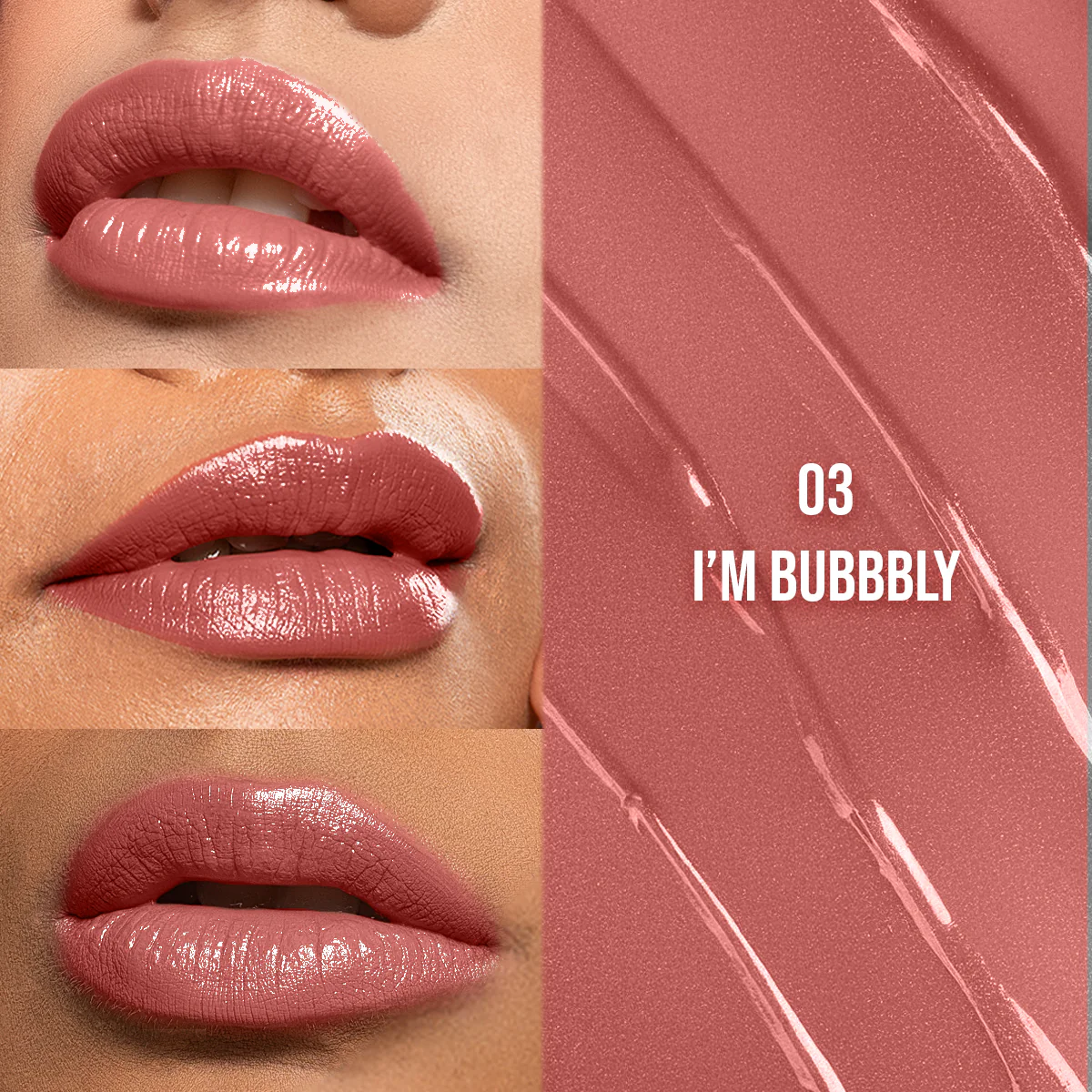 Gloss Lock 2-in-1 Lipstick - 03 I'm Bubbly - Image 4