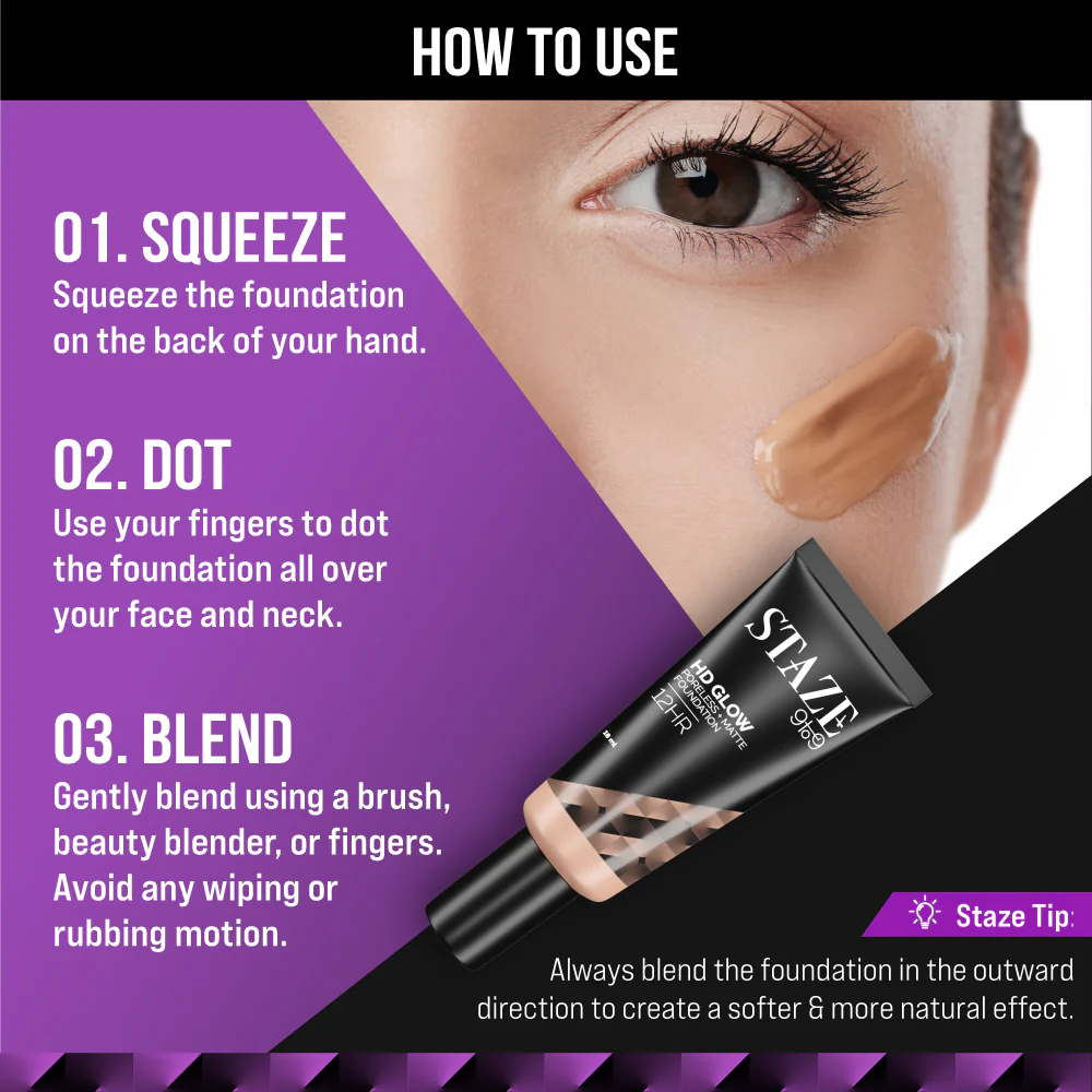 HD Glow Foundation - 105C SWAN - Image 4