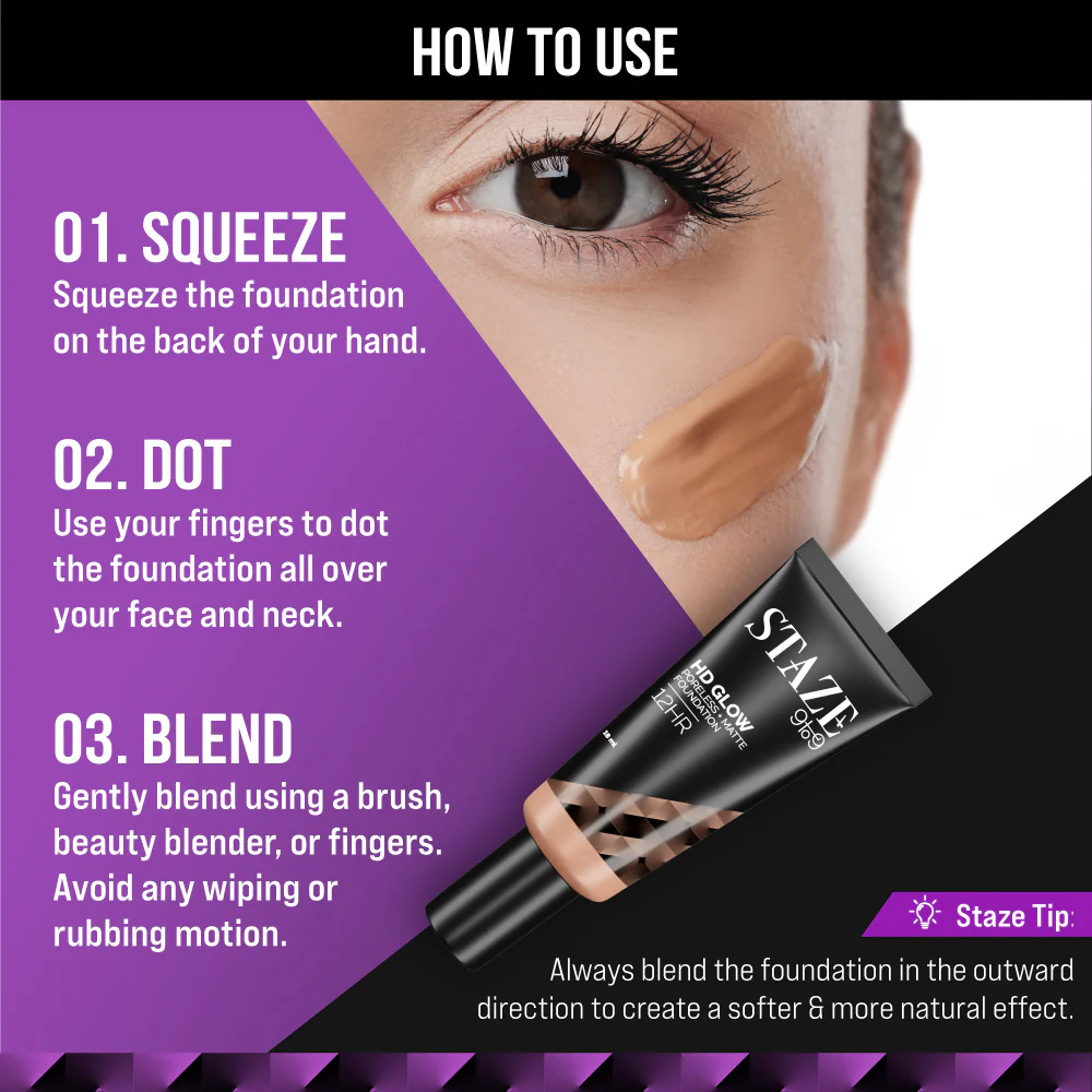 HD Radiance Foundation - 115N Cream - Image 4
