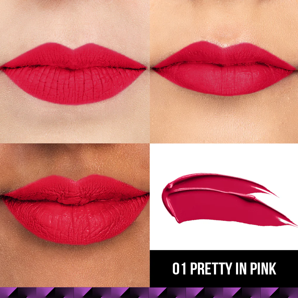 Lips Don’t Lie Liquid Lipstick - 01 Pretty in Pink - Image 4