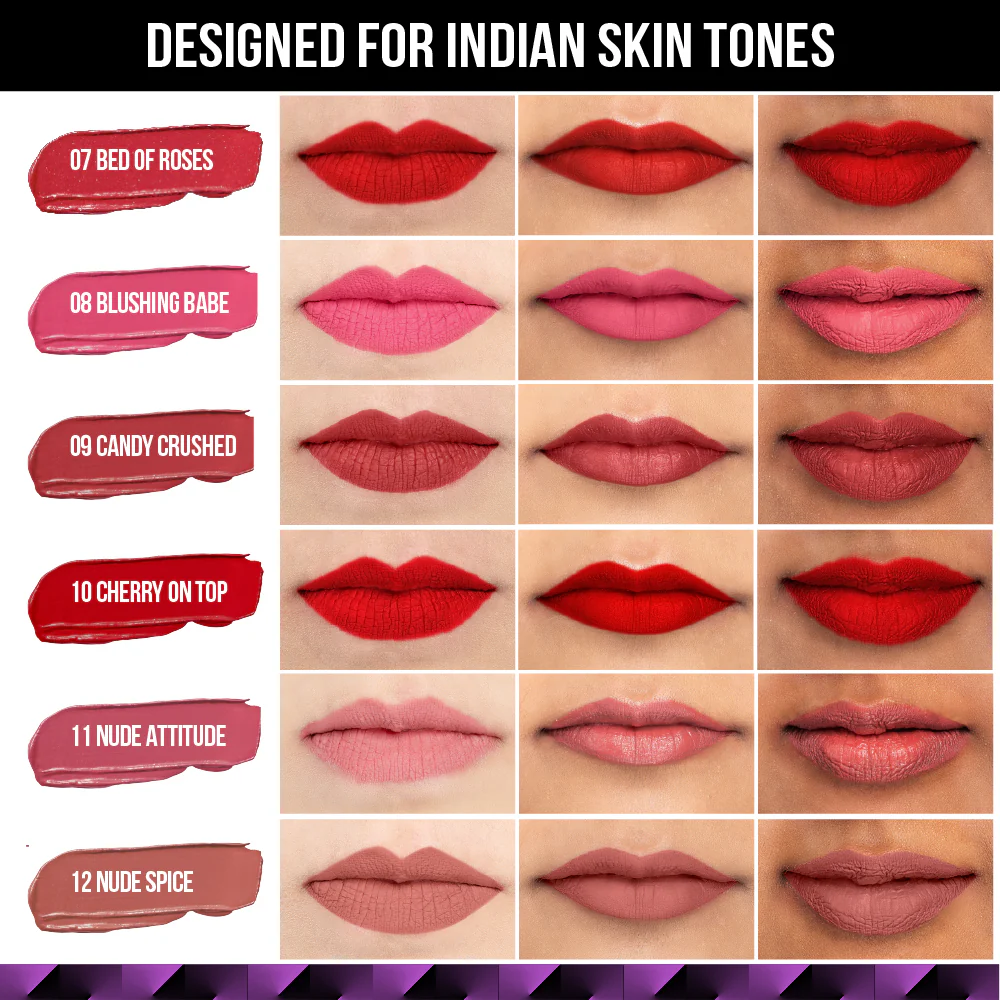 Lips Don’t Lie Liquid Lipstick - 12 Nude Spice - Image 5