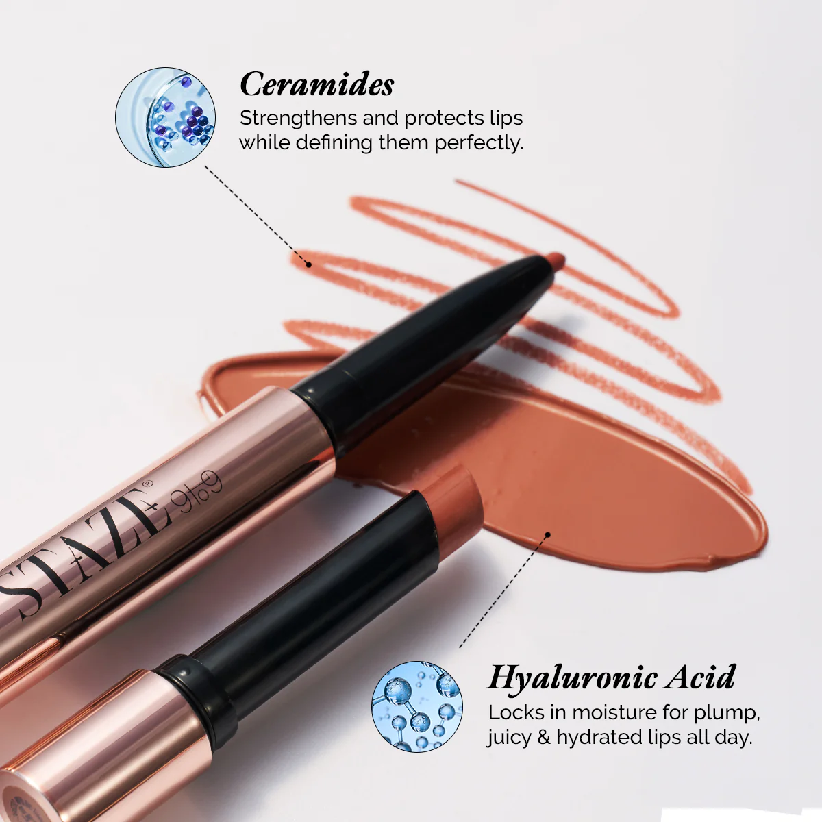 Twin Flame 2in1 Lipstick + Lip Liner 04 Main Squeeze - Image 7