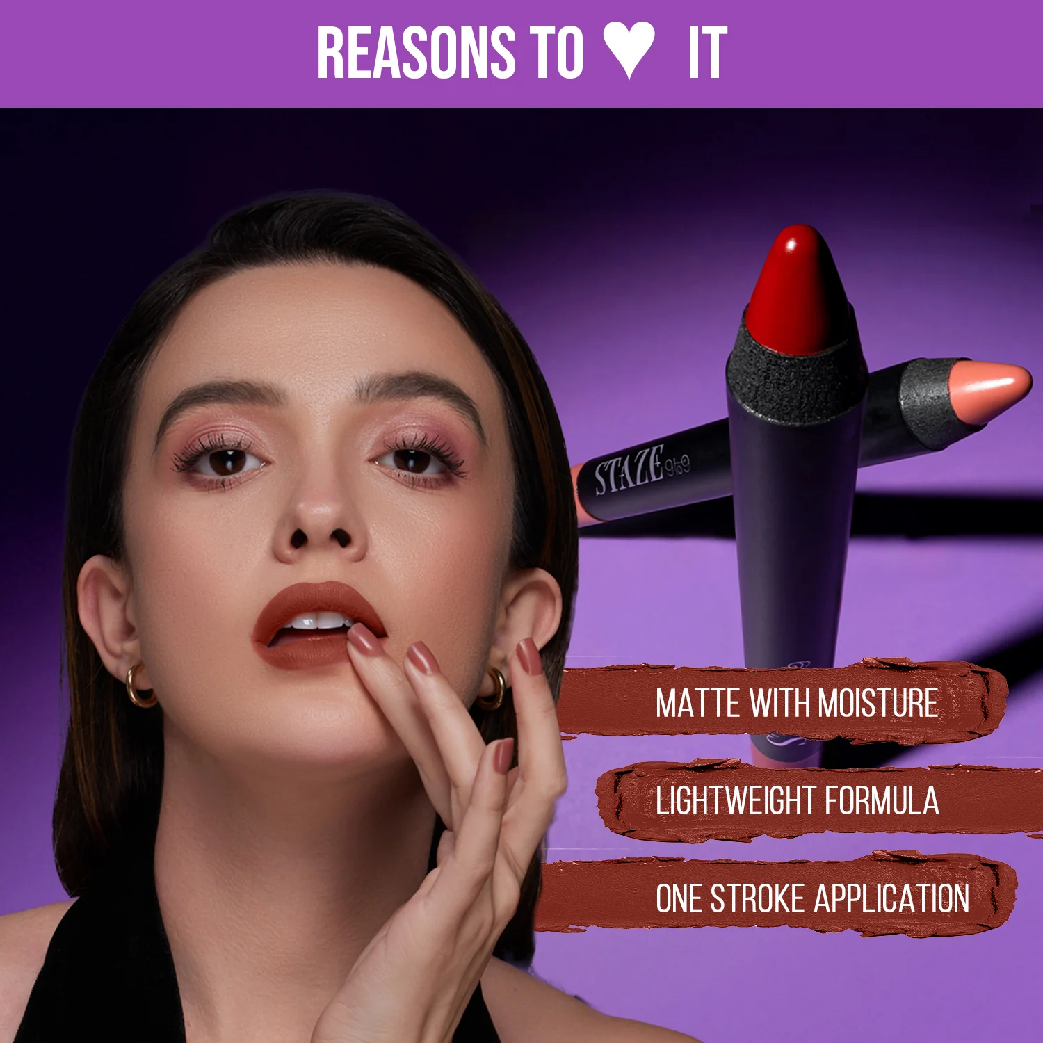 The Pout On Lip Crayon - 01 Nude Whisper - Image 4