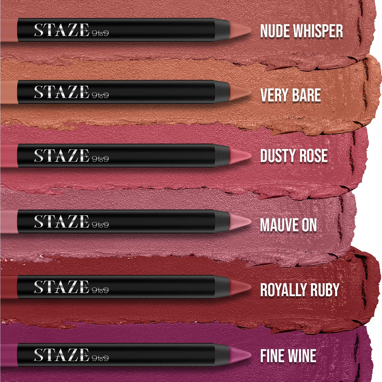 Pout On Lip Crayon 10 Royally Ruby with Sharpener - Image 5