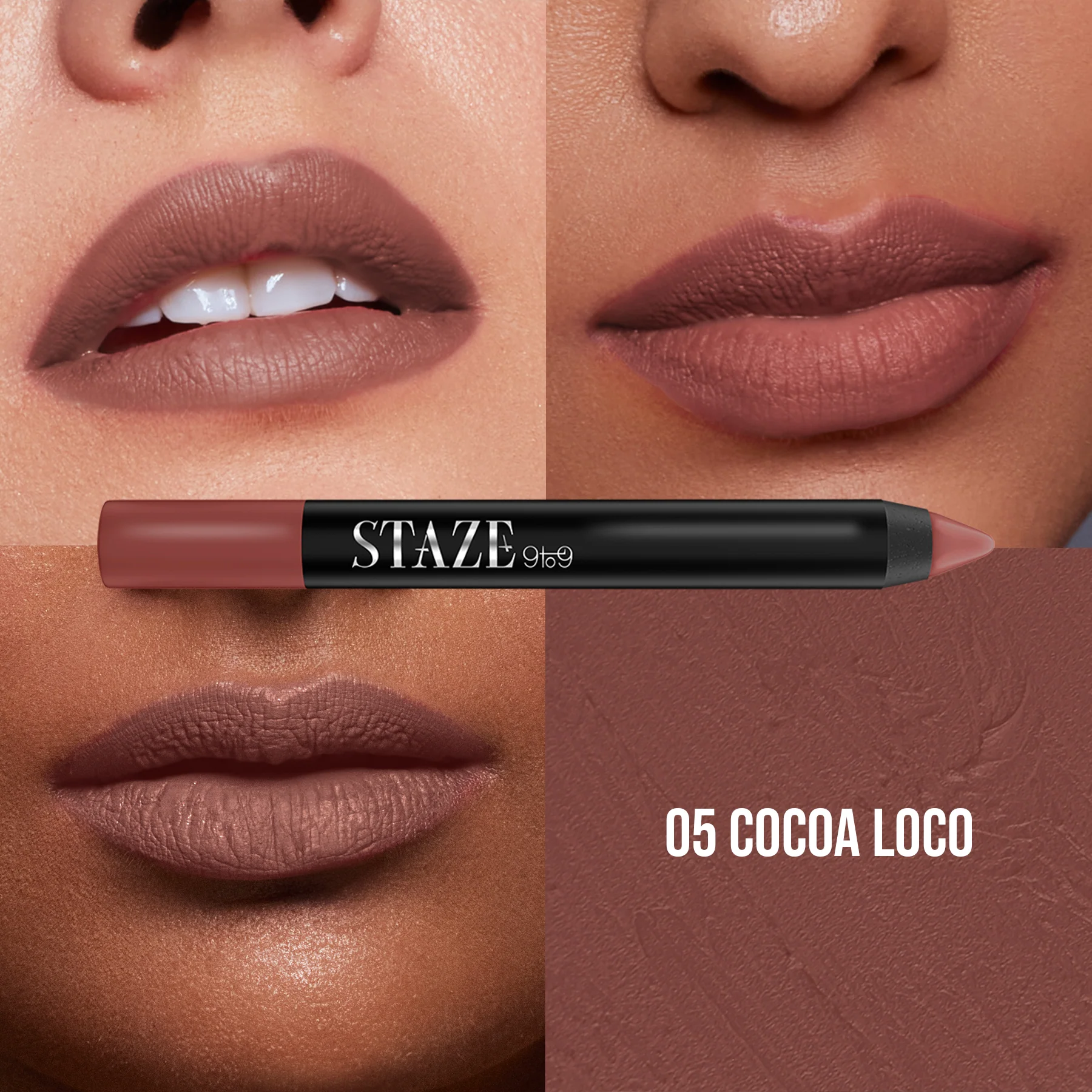 Pout On Lip Crayon - 05 Cocoa Loco - Image 2