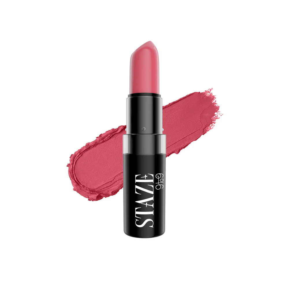 Velvet Kiss Bullet Lipstick 05 Pinky Promise with Mascara - Image 2