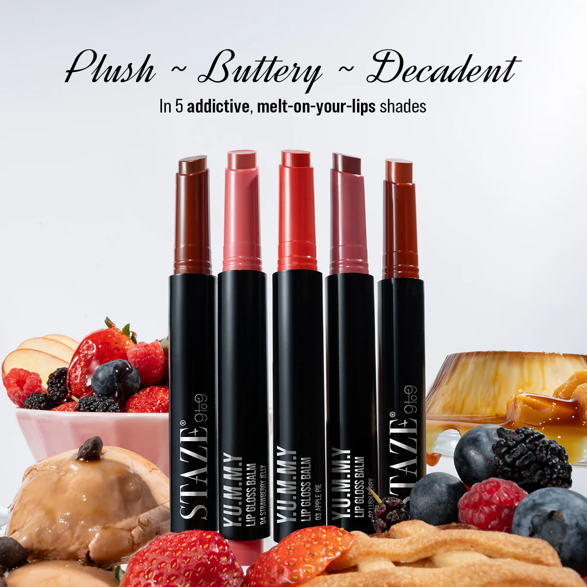 Y.U.M.M.Y Lip Gloss Balm - 03 Apple Pie - Image 7